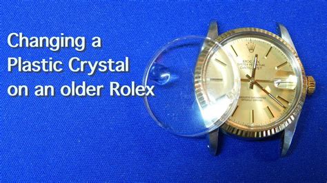 new crystal for rolex watch|Rolex watch crystal replacement.